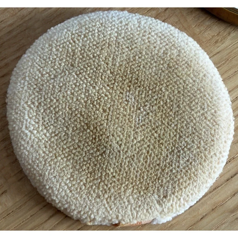 Vtg 50-60'S Collectible DORSET FIFTH AVE Makeup Compact Puff Empty / Gold Tone
